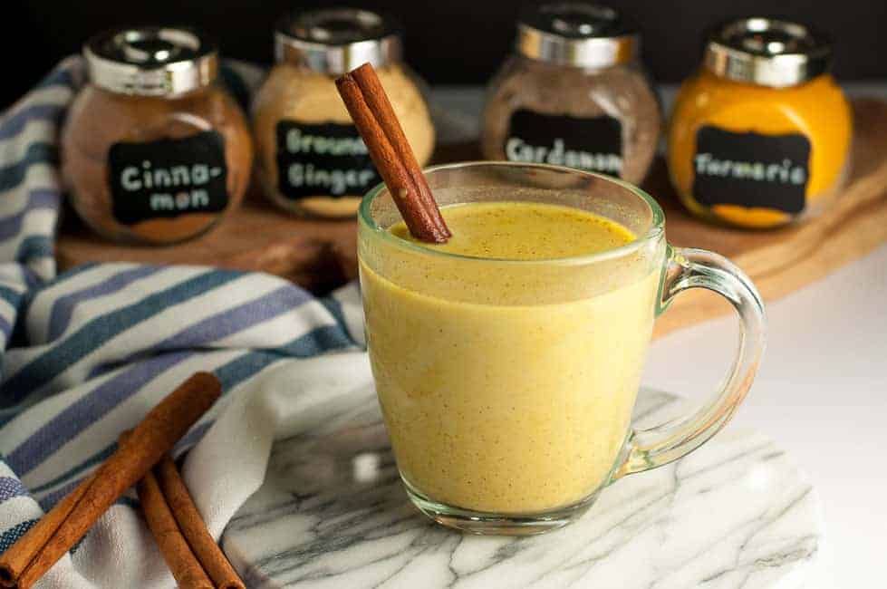 Warm Turmeric Cinnamon Milk