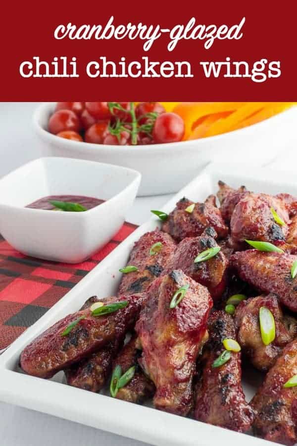 Cranberry Glazed Chil Chicken Wings title