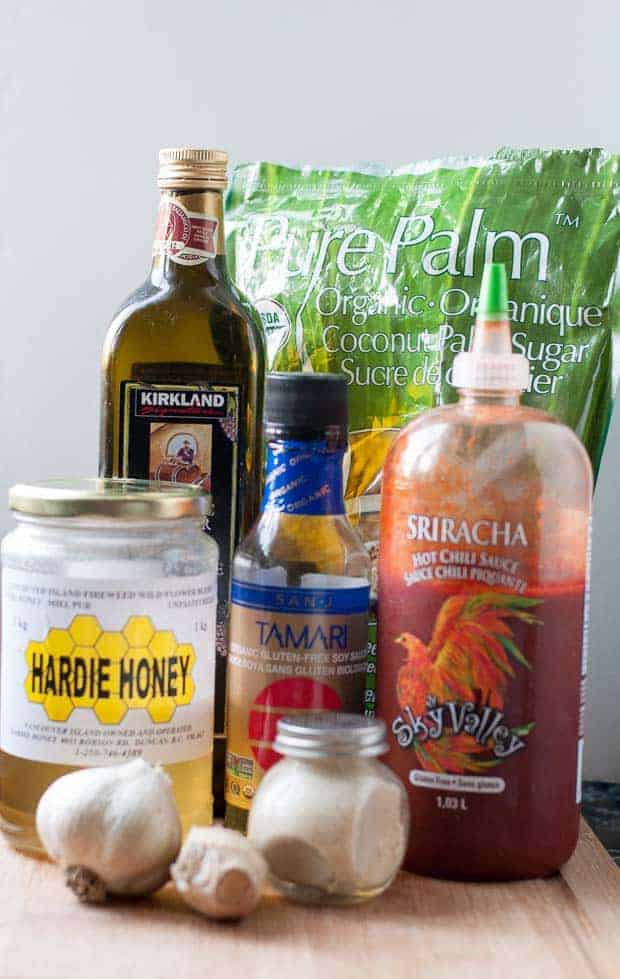 Slow Cooker Sticky Chicken ingredients