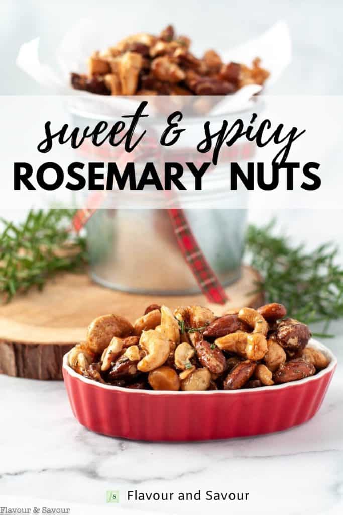 Image and text overlay for Rosemary Nut Mix