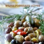 Warm Rosemary Olives with Lemon --an easy appy |www.flavourandsavour.com