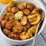 Crispy Meyer Lemon Potatoes, easiest gourmet potatoes you'll ever make. |www.flavourandsavour.com