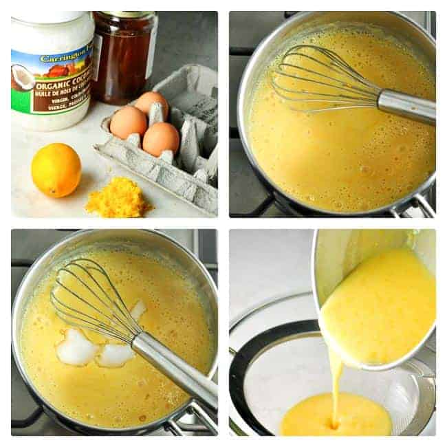 How to Make Paleo Lemon Curd, and why you should! Photos showing easy detailed instructions to make delicious lemon curd with no refined sugar. |www.flavourandsavour.com