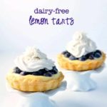 Dairy-Free Lemon Tarts made with Paleo Lemon Curd and Whipped Coconut Milk |www.flavourandsavour.com