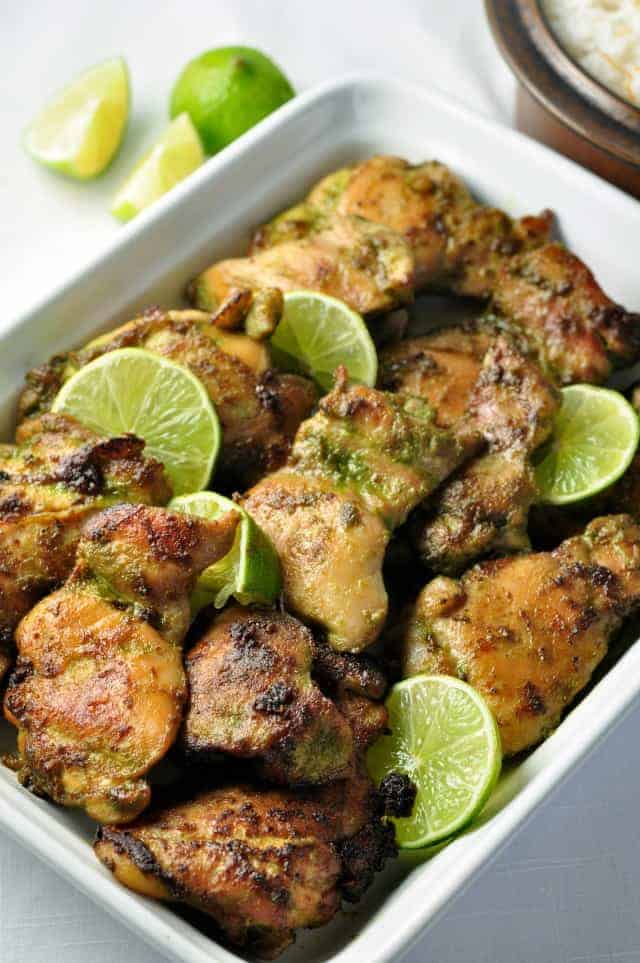 Easy Thai Baked Chicken. An easy make-ahead meal for busy nights. from Flavour and Savour