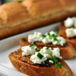 Fig and Goat Cheese Crostini. Fabulous appy for any time of the year. from Flavour and Savour