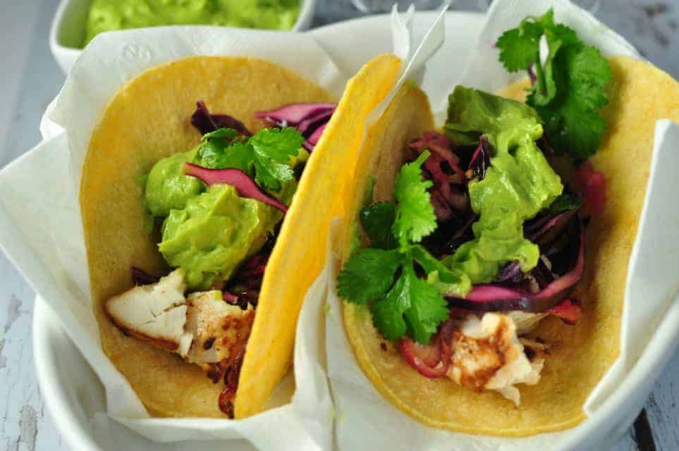 Halibut Tacos with Tequila Lime Marinade - Flavour and Savour
