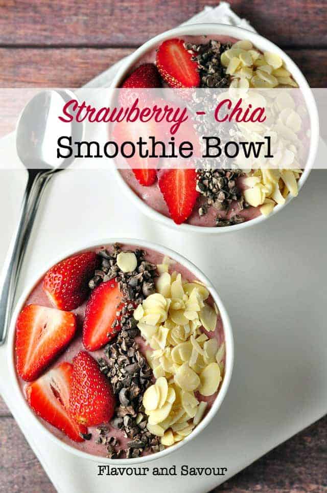 Strawberry Chia Smoothie Bowl title