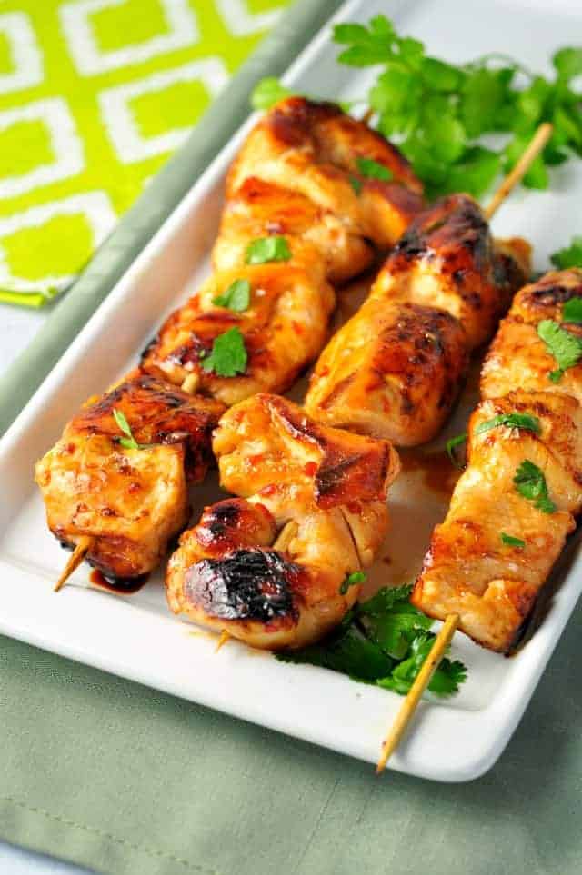 Easy Thai Chicken Skewers . Paleo and oh so good! |www.flavourandsavour.com