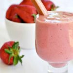 Strawberry Rhubarb Smoothie. Celebrate Spring mornings with a naturally sweet healthy smoothie. Flavour and Savour