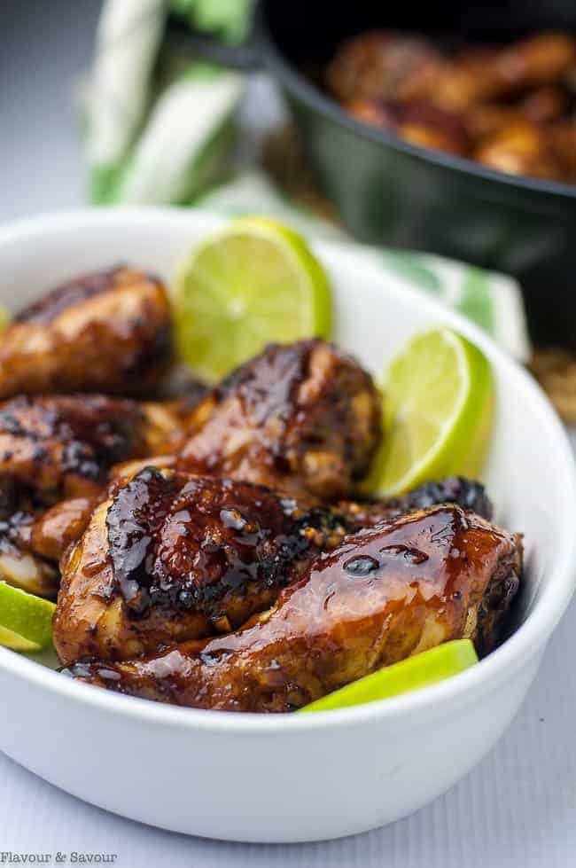 5 Ingredient Baked or Grilled Chili Lime Drumsticks