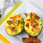 Avocado Bacon and Eggs.