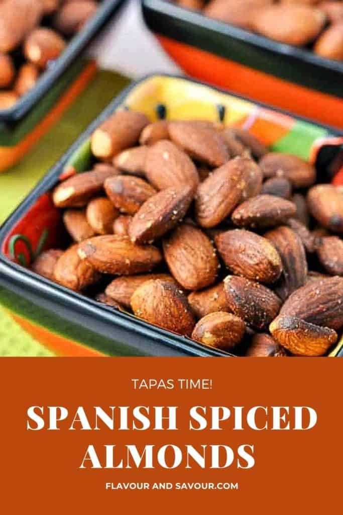 Spanish Spiced Almonds Tapa Almendras Fritas Flavour and Savour