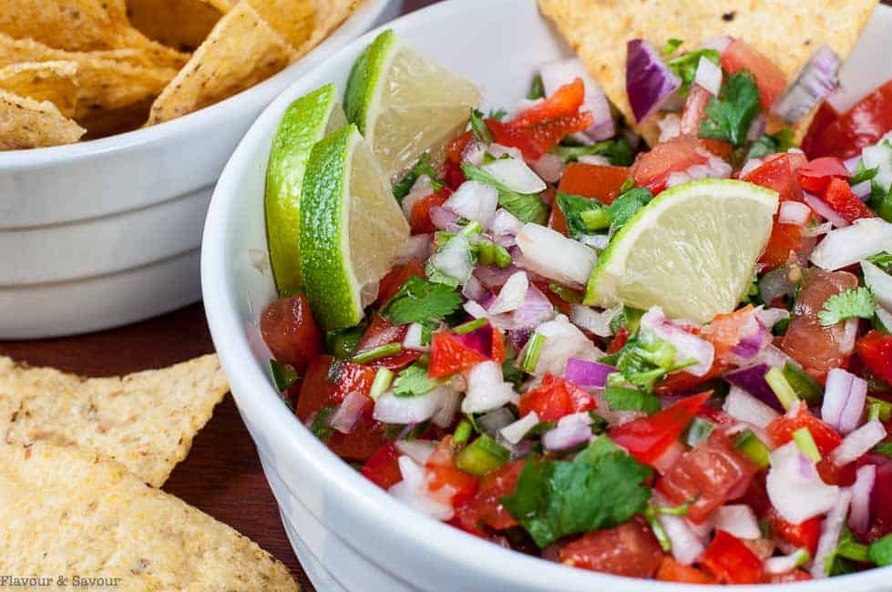 How to Make Classic Pico de Gallo (Fresh Salsa) - Flavour and Savour