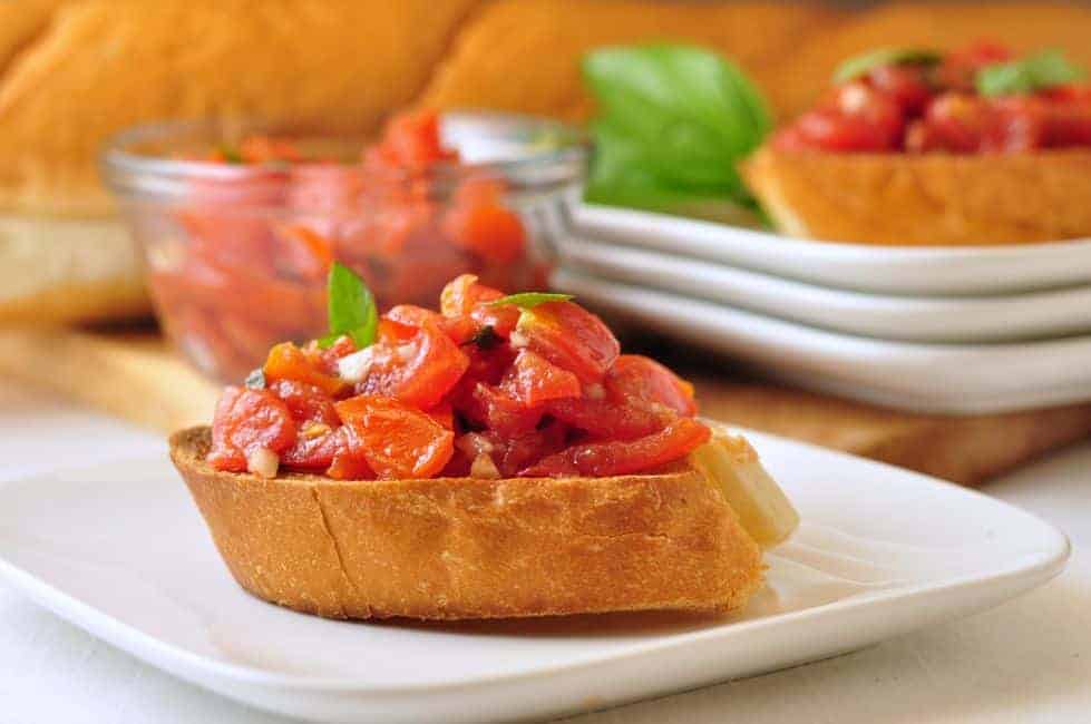 Classic Tomato Bruschetta by Flavour and Savour