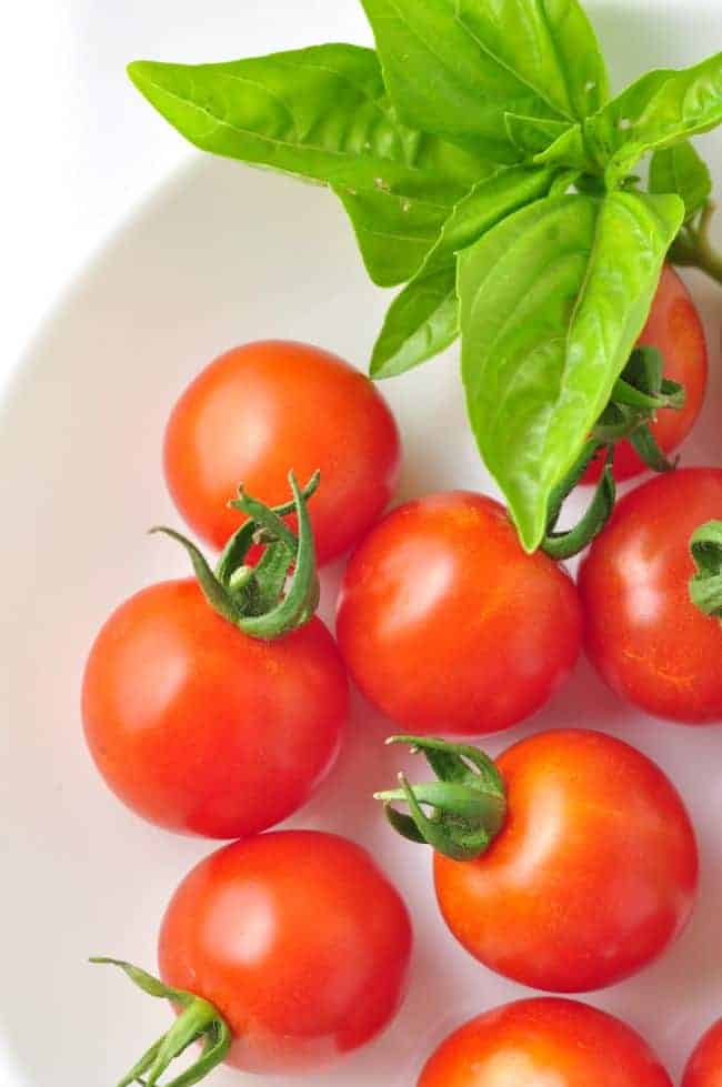 Cherry Tomatoes for Classic Tomato Bruschetta from Flavour and Savour