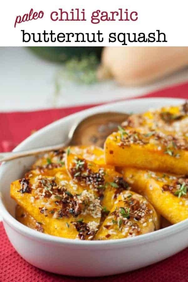 Chili Garlic Glazed Butternut Squash