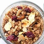 How to Make Cranberry Apple Cinnamon Granola. |www.flavourandsavour.com