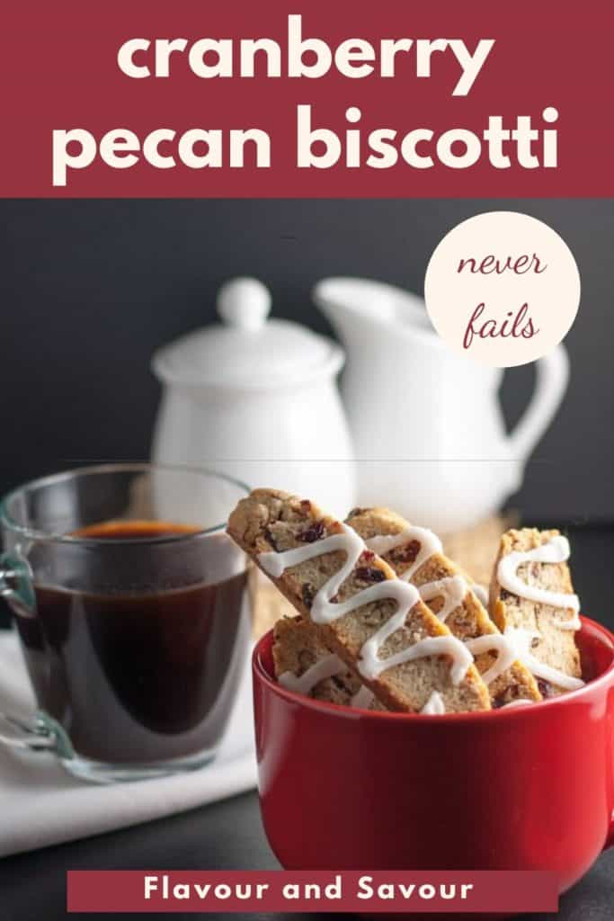 Image and text for Cranberry Pecan Biscotti