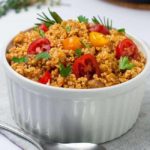 3 easy steps to make cauliflower rice, Spanish style