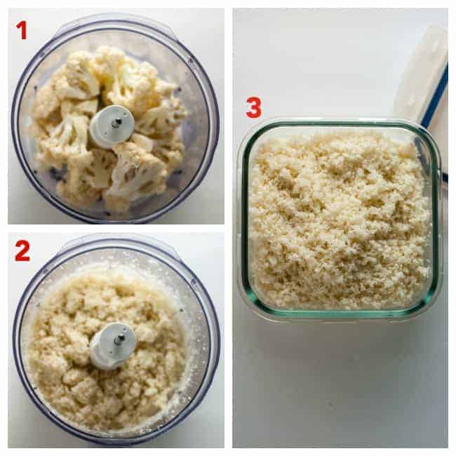 How to Make Cauliflower Rice. Easy instructions and recipes to make and freeze this healthy side dish.