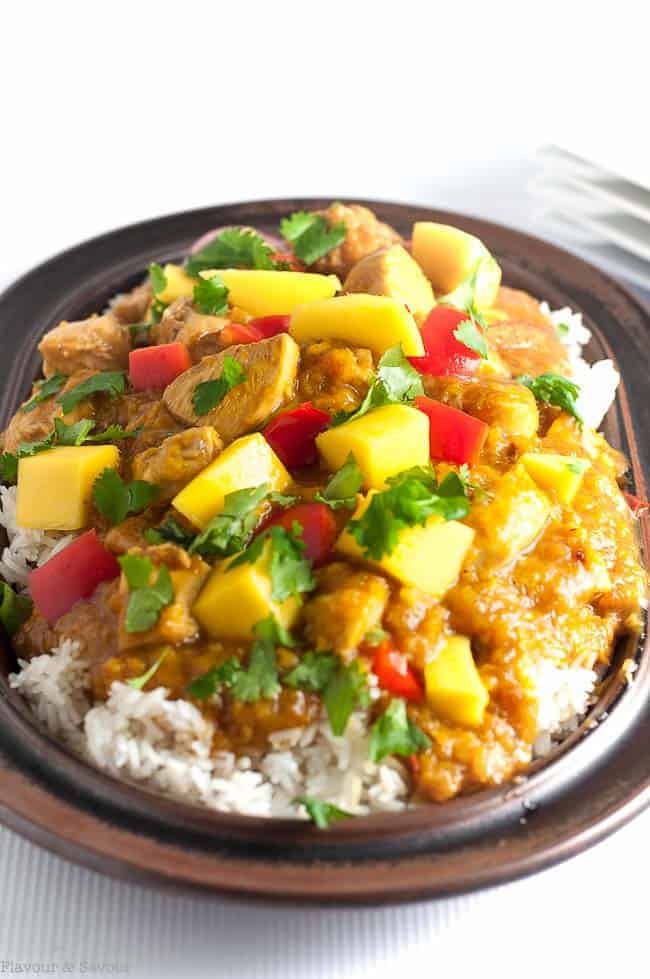 Slow Cooker Thai Mango Chicken Flavour and Savour