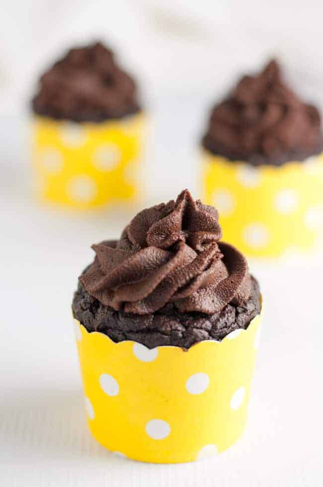 Chocolate Quinoa Cupcakes with Chocolate Coconut Cream Frosting