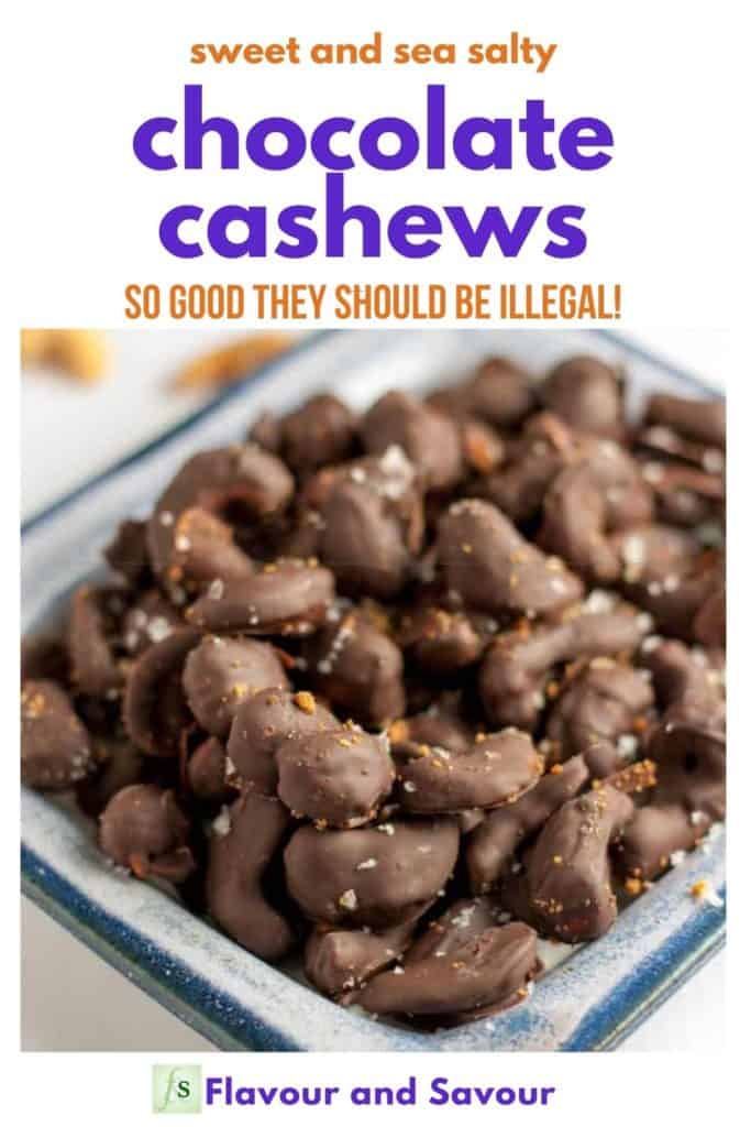text and image for Sweet and Salty Chocolate Cashews
