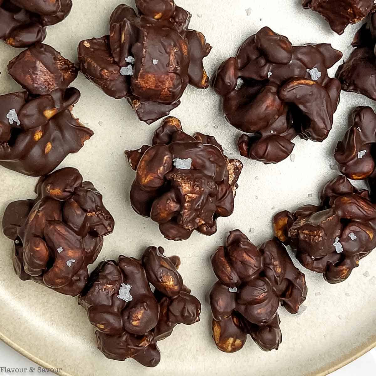 Sweet and Sea Salty Chocolate Cashews Flavour and Savour