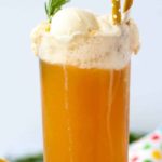 The Ultimate Healthy Kombucha Float. Get a healthy dose of probiotics and enjoy it with your favourite ice cream or gelato. |www.flavourandsavour.com