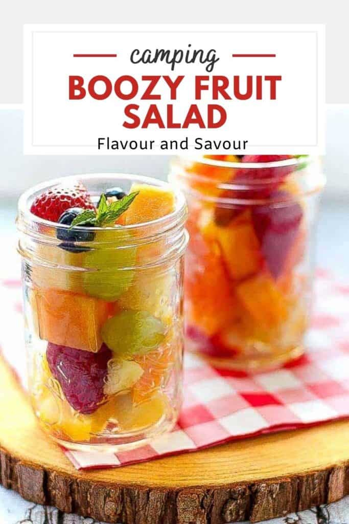 Image and text for camping Boozy Fruit Salad