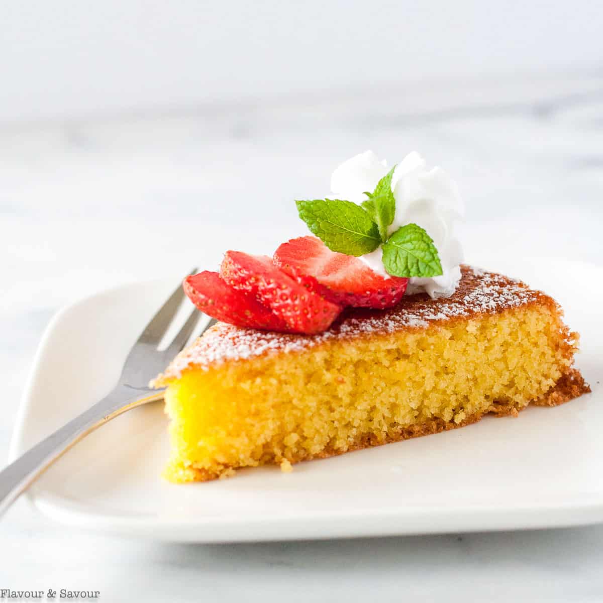 One-Bowl Flourless Lemon Almond Cake-image