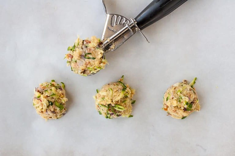 Smoked Salmon Zucchini Cakes with Lemon Dill Dip