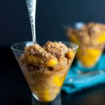 Peach Crisp with Bourbon and Vanilla. Not your everyday peach crisp! |www.flavourandsavour.com