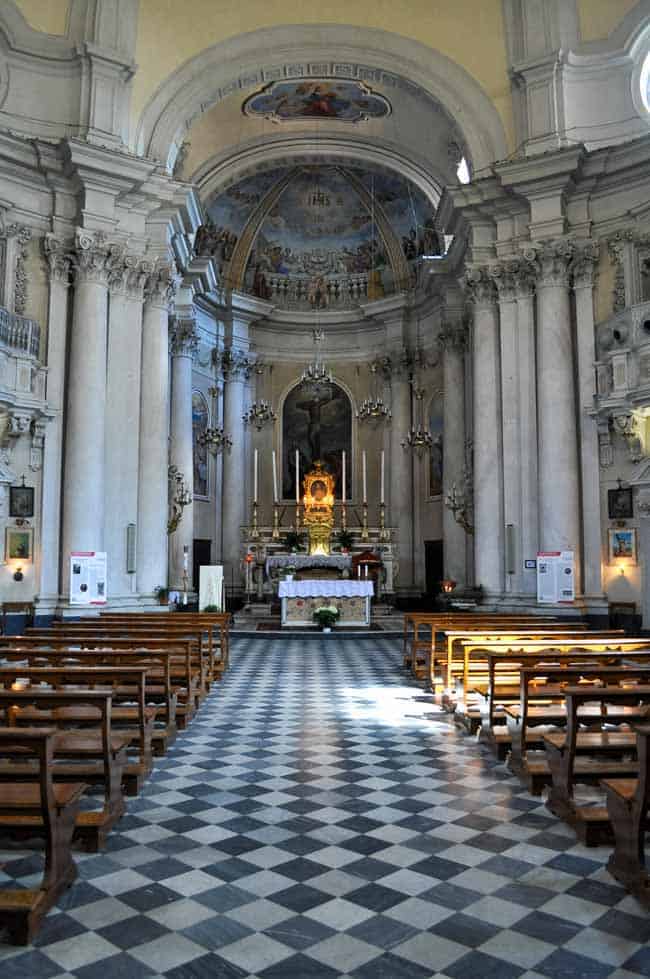 Traveling in Tuscany. Church of San Francesco in Montepulciano