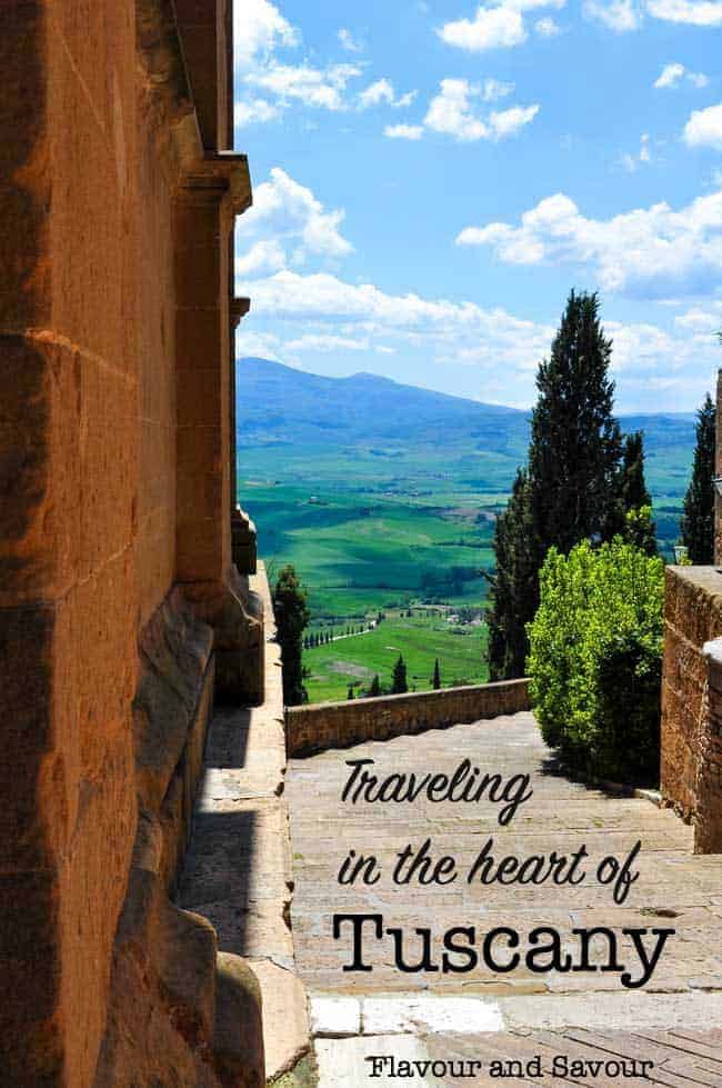 Traveling in the heart of Tuscany title