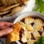 Fire-Roasted Tomato Goat Cheese Dip |www.flavourandsavour.com