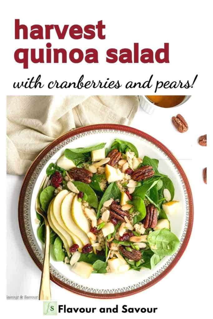 Harvest Quinoa Salad image and text