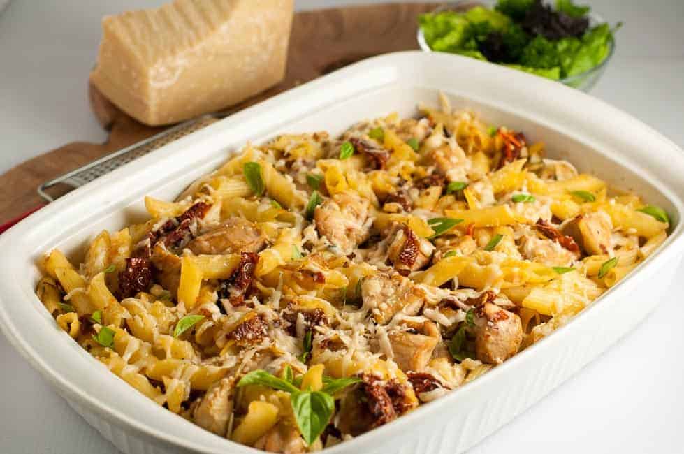 Sun-dried Tomato Artichoke Penne Pasta (g/f) - Flavour and Savour