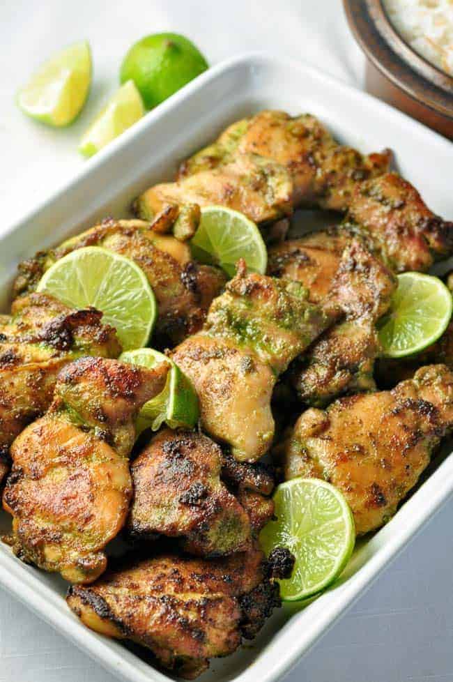 Easy Thai Baked Chicken. All your favourite Thai flavours in one easy-to-make succulent chicken dish. |www.flavourandsavour.com