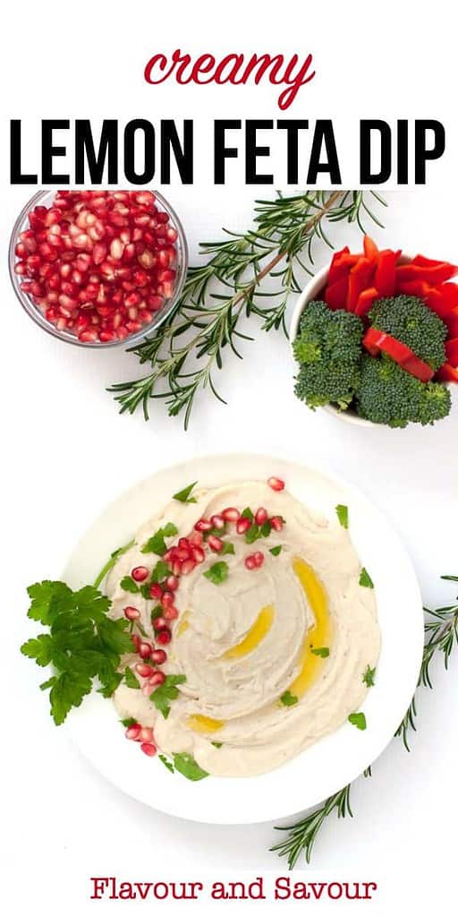 Creamy Lemon Feta Dip