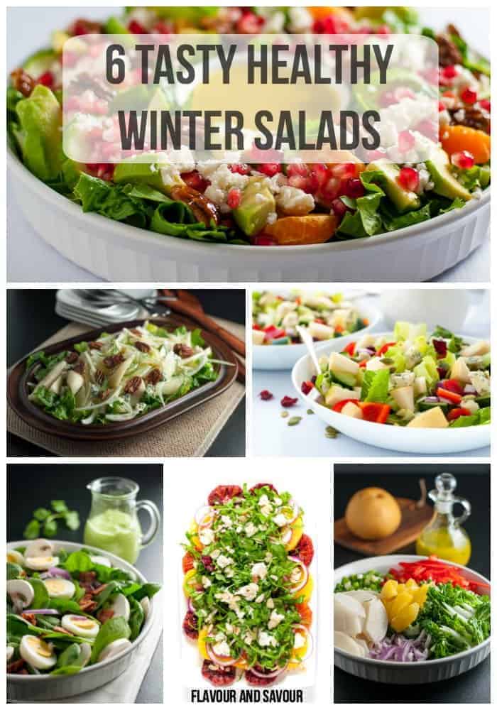 6 Tasty Healthy Winter Salads pin