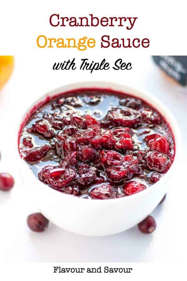 Spiced Cranberry Orange Sauce with Triple Sec - Flavour and Savour