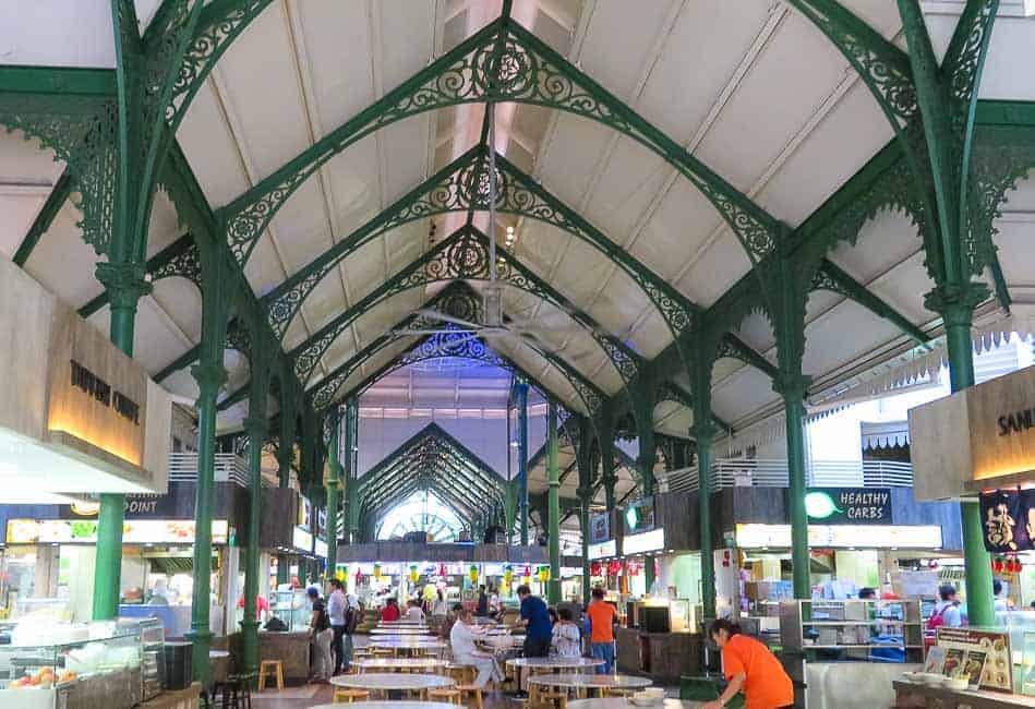 Two Days in Singapore: Must-See Activiites. Hawker Food in Lau Pa Sat