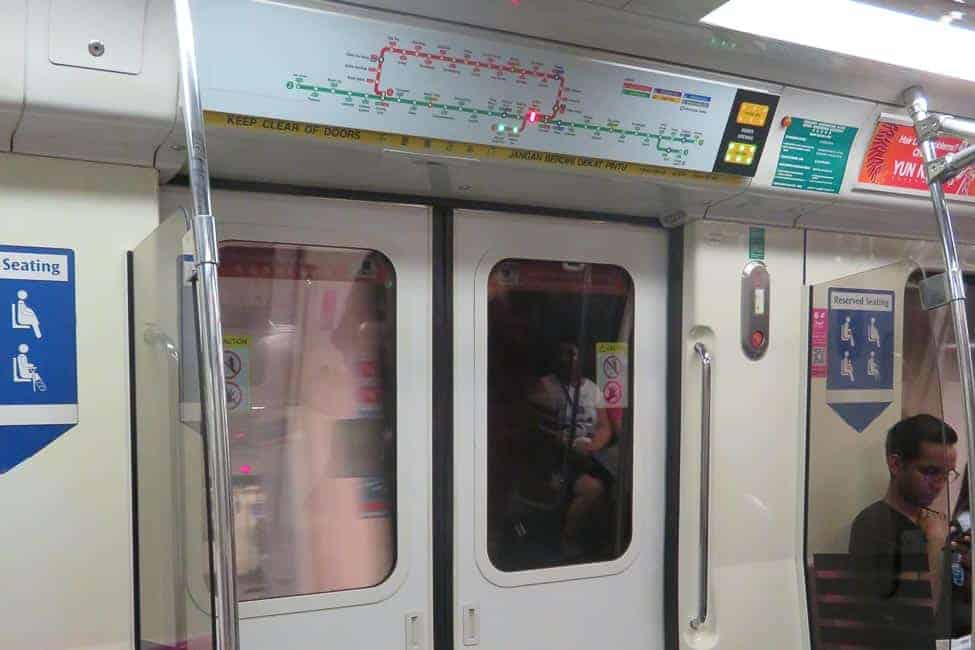 Singapore Metro. Clean and easy to use. Two Days in Singapore: Must-See Activities