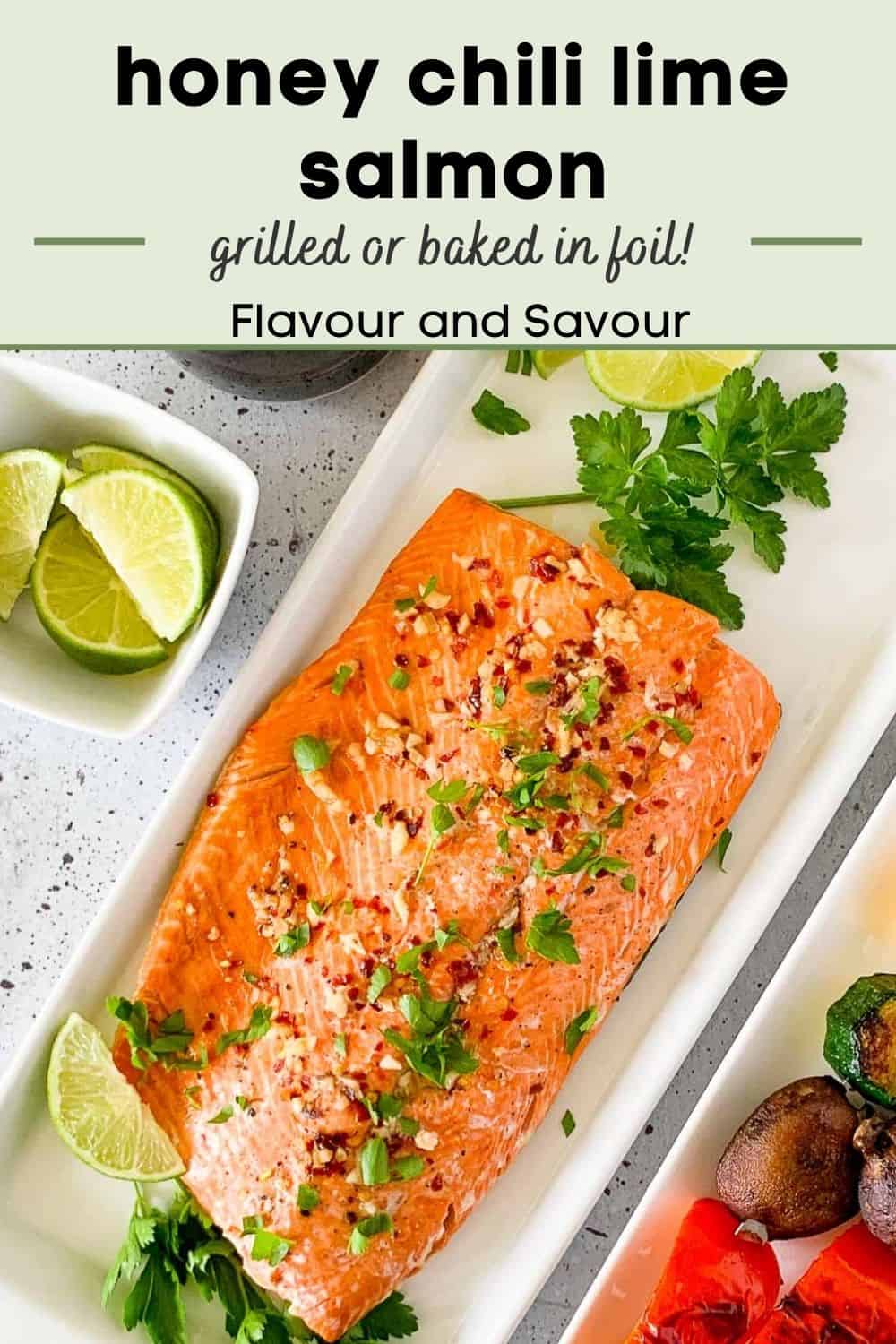 Honey Chili Lime Glazed Salmon Flavour and Savour