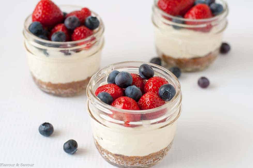 Mason Jar NoBake Cheesecake Flavour and Savour