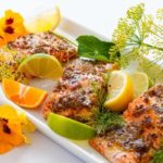 Honey Dijon Glazed Salmon in foil |www.flavourandsavour.com