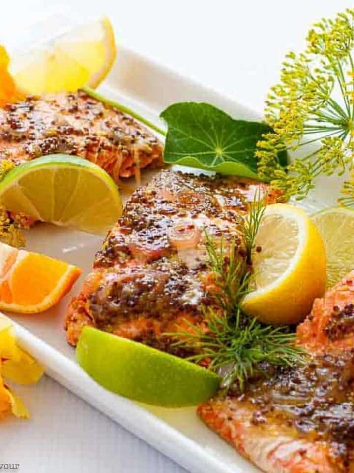 Honey Chili Lime Glazed Salmon Flavour and Savour