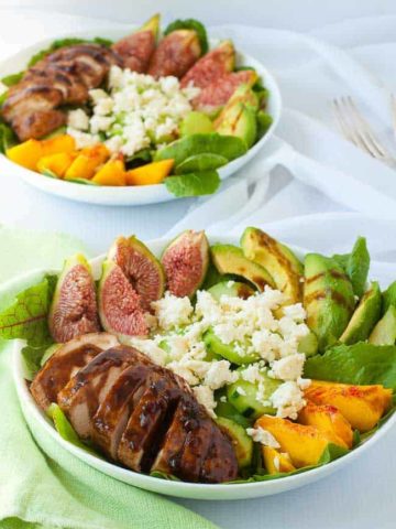 Balsamic Glazed Chicken Salad with Fresh Figs
